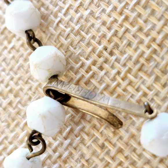 W Germany Chic Pink and Cream Multi-Strand Necklace - Picture 6 of 13